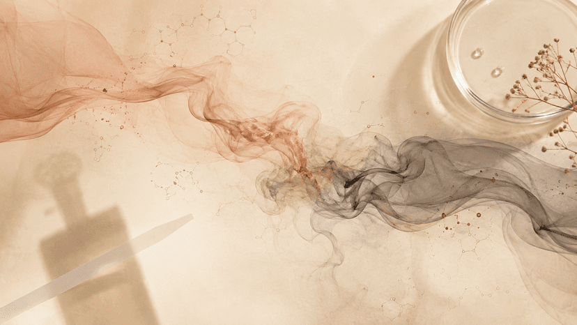 OLVARA still life — layered scents mixing